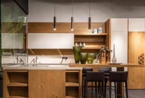 Brown Kitchen Cabinets and Storage